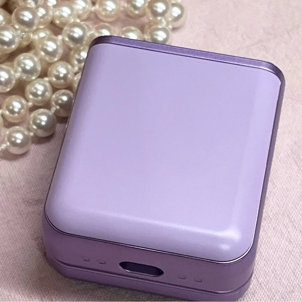 Samsung Galaxy Buds 2/Pro/Live Z Flip 3 Cover Style Case only - Lavender (Bling)